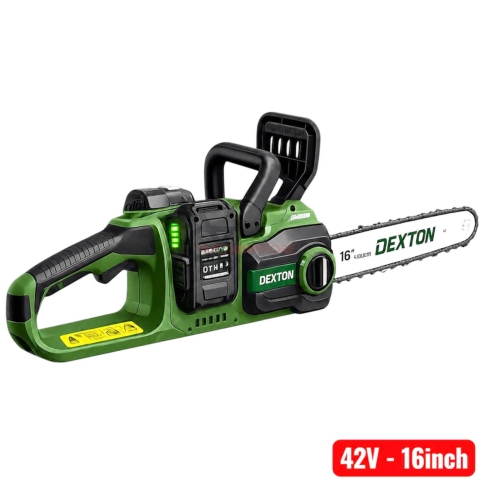 Cưa xích pin 42V Dekton M21x2-CX16PRO ( chưa pin & sạc )