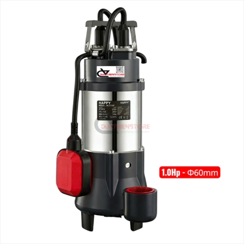 Máy bơm chìm Inox 1Hp Happy HCT750F phao tự ngắt