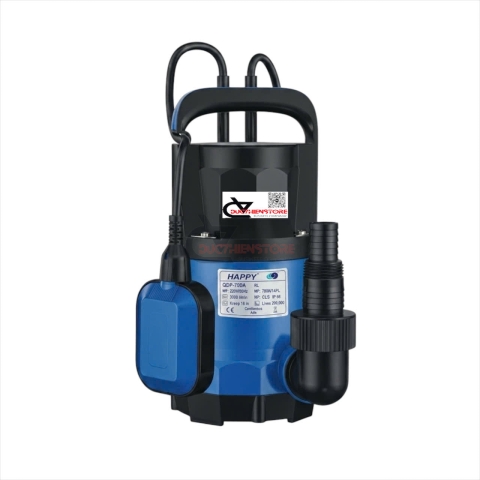 Bơm chìm nhựa 400W Happy HCS400 phao tự ngắt