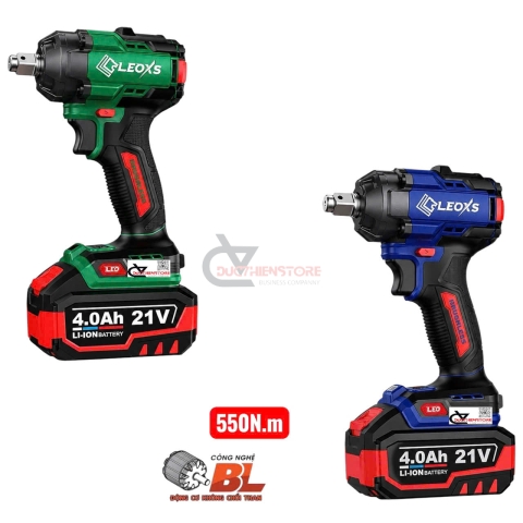 Máy siết bulong pin 550Nm LEOxs LXS-IW550PRO-CB ( chưa Pin & Sạc )