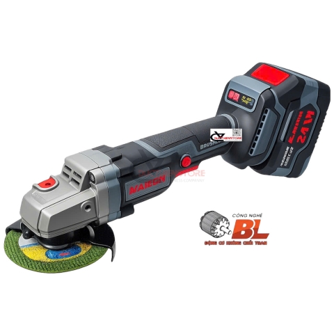 Máy mài góc pin 21V Kazen KZ-AG100S ( bộ )
