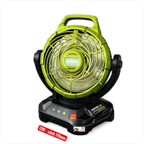 Quạt pin và điện Amaxtools AQ176-SM ( chưa pin & sạc )