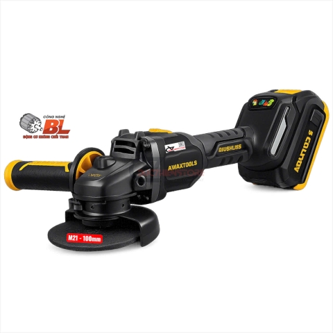 Máy mài pin 21V Amaxtools AM100-SM Brushless ( chưa Pin & Sạc )