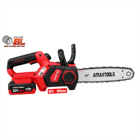 Cưa xích pin 12inch Amaxtools ACX305B-SM ( chưa pin & sạc )