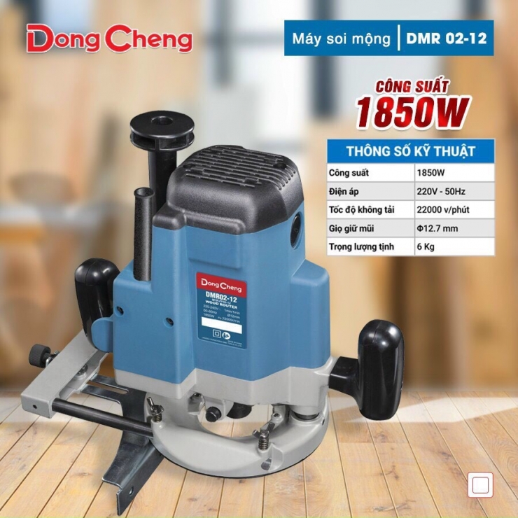 Máy Phay Dongcheng DMR 02-12 ( 1850W 2 Tay )
