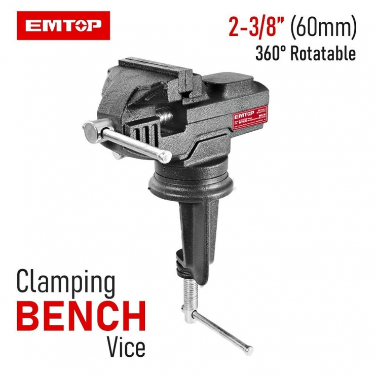 Ê tô kẹp 60mm Emtop EBVE0201 ( xoay 360° )
