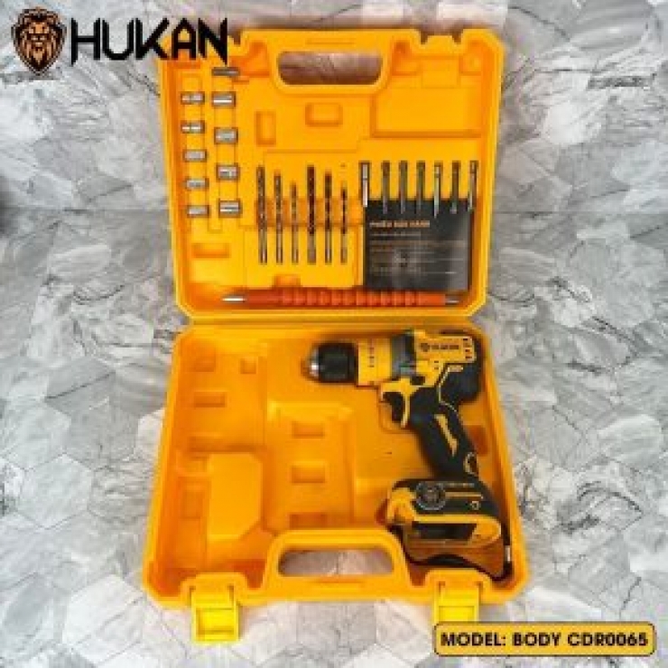 Thân Máy Khoan Pin 10mm Hukan HK-CDR0065  ( Chưa Pin & Sạc )