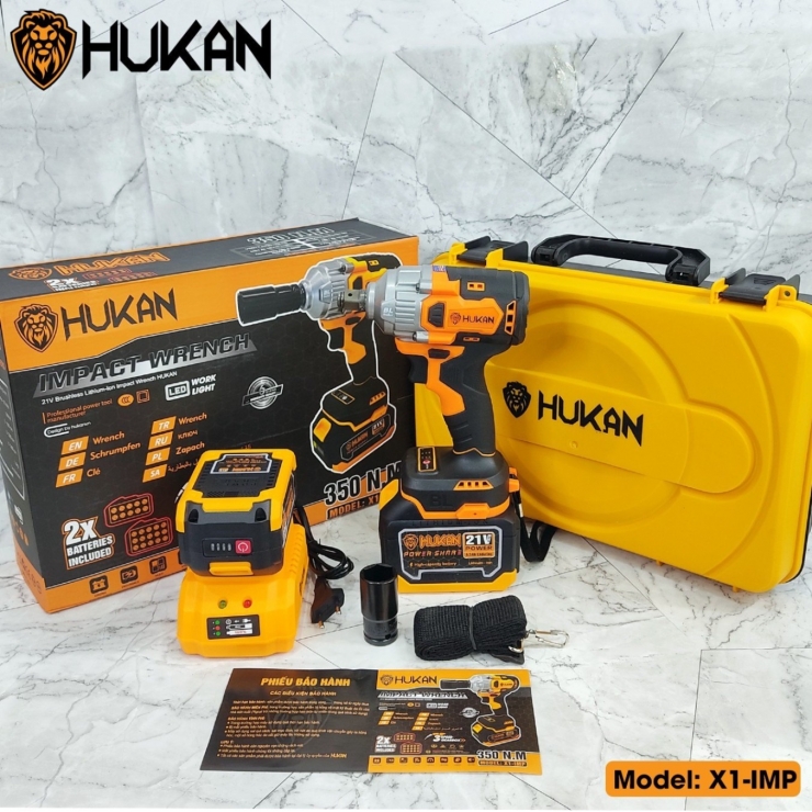 Thân Máy Siết Bulong Pin HuKan HK-X1IMP ( Chưa Pin & Sạc )