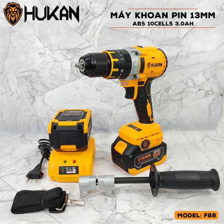Combo Máy Khoan Dùng Pin Hukan F88  ( Tạm Hết Hàng ) 