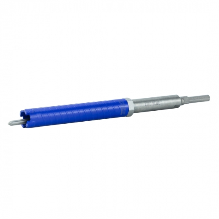 Mũi khoan rút lõi Khô 27mm Kingblue KRS-27*155 ( chân lục giác và đầu chuyển SDS )