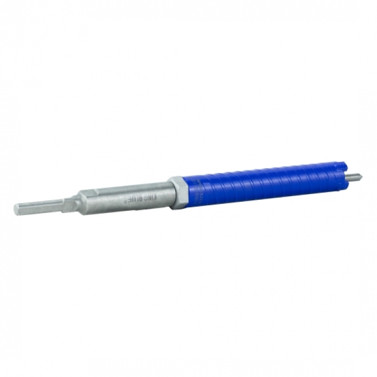 Mũi khoan rút lõi Khô 27mm Kingblue KRS-27*155 ( chân lục giác và đầu chuyển SDS )