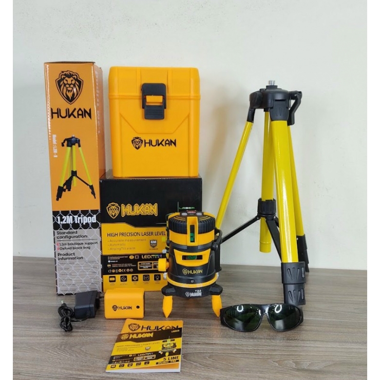 Máy cân bằng Laze 5 tia xanh Hukan HK-T22