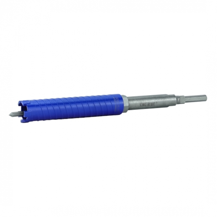 Mũi khoan rút lõi Khô 32mm Kingblue KRS-32*155 ( chân lục giác và đầu chuyển SDS )