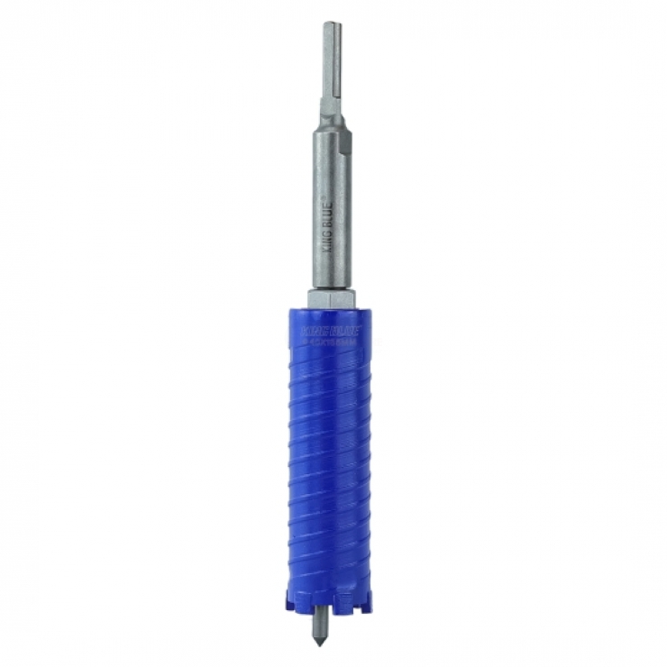 Mũi khoan rút lõi Khô 40mm Kingblue KRS-40*155 ( chân lục giác và đầu chuyển SDS )
