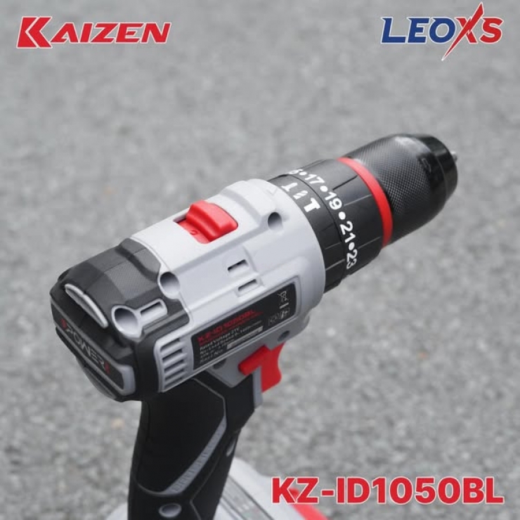 Máy khoan Pin 21V 40Nm Kaizen KZ-ID1050BL Brushless