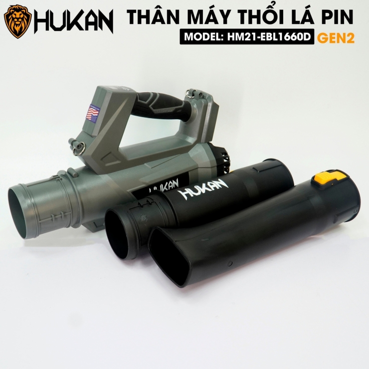 Thân Máy Thổi Lá Lớn Dùng Pin Hukan HM21-EBL1660D ( Chưa Pin & Sạc )