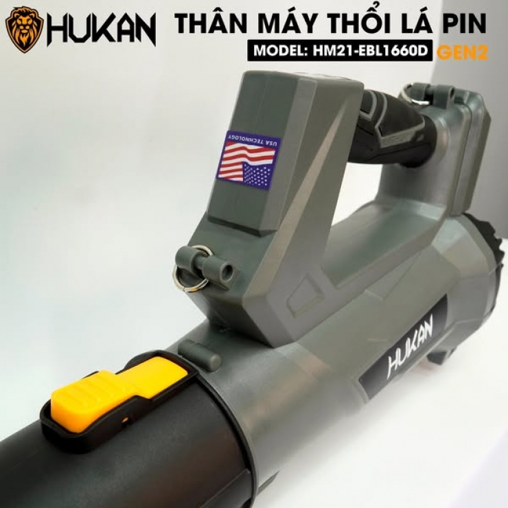 Thân Máy Thổi Lá Lớn Dùng Pin Hukan HM21-EBL1660D ( Chưa Pin & Sạc )