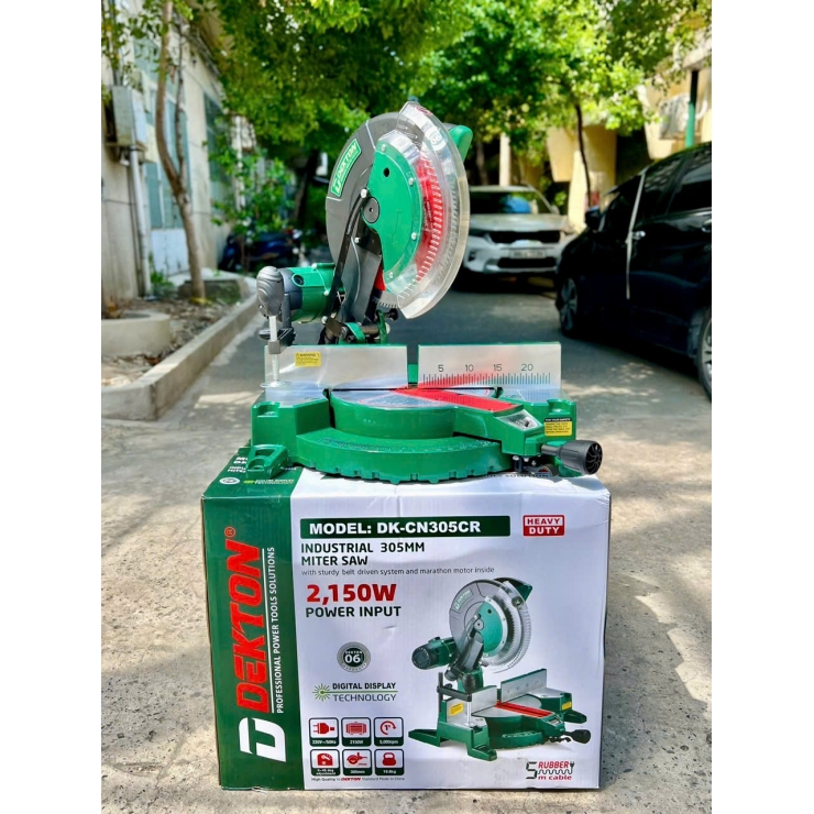 Máy cắt nhôm305mm Dekton DK-CN305CR dây curoa