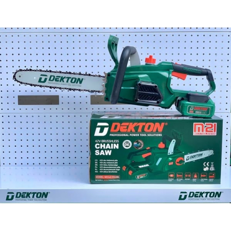Máy cưa xích Pin 42V Dekton M21x2-CS14BL Brushless