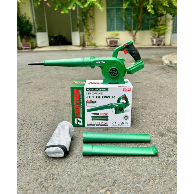 Máy thổi hút bụi Pin 21V Dekton M21-TB01