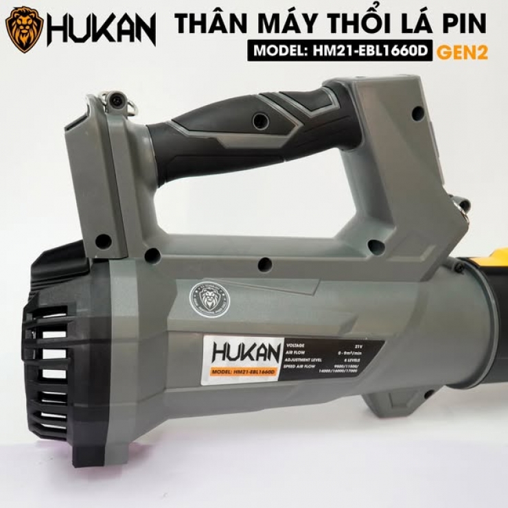 Thân Máy Thổi Lá Lớn Dùng Pin Hukan HM21-EBL1660D ( Chưa Pin & Sạc )