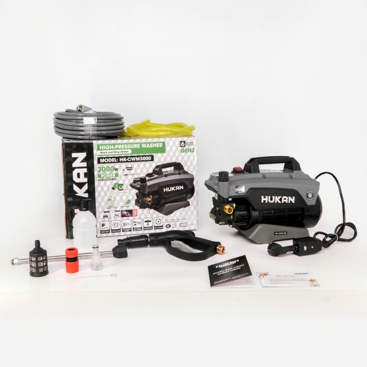 Máy Xịt Rửa Xe Hukan HK-CWM3000 ( Có Chỉnh Áp )
