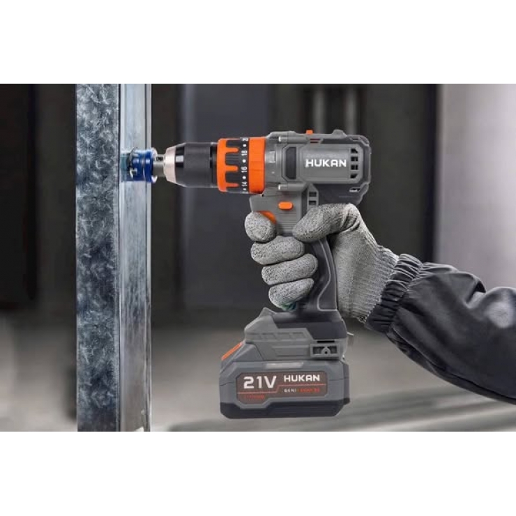 Máy kkhoan Pin 21V Hukan HM21-G1-i20 Brushless