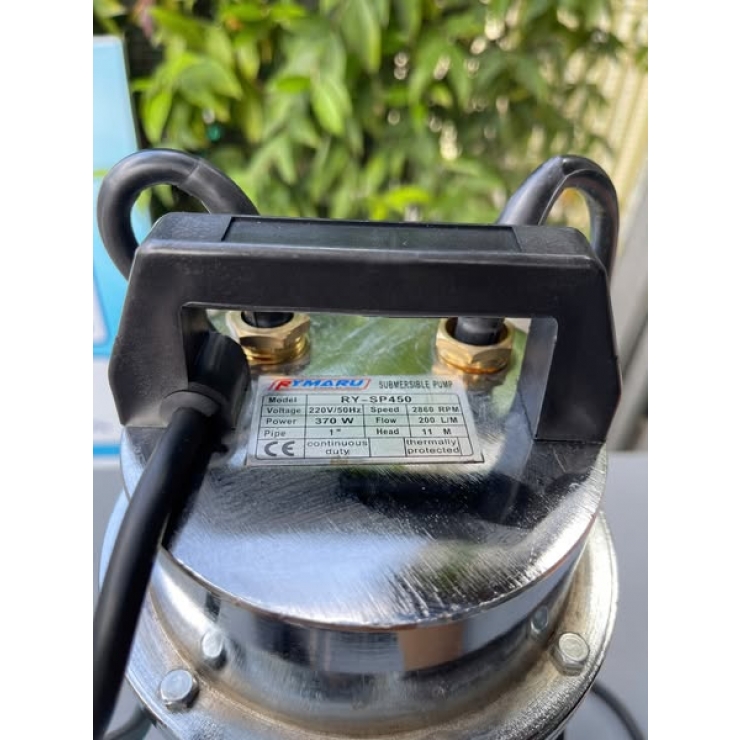 Máy bơm chìm 370W Rymaru RY-SP450 có phao