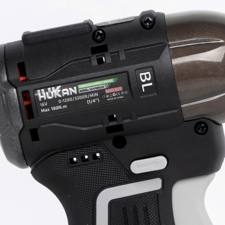 Máy bắn vít 180Nm Pin 16V HUK G3-V180LUX Brushless
