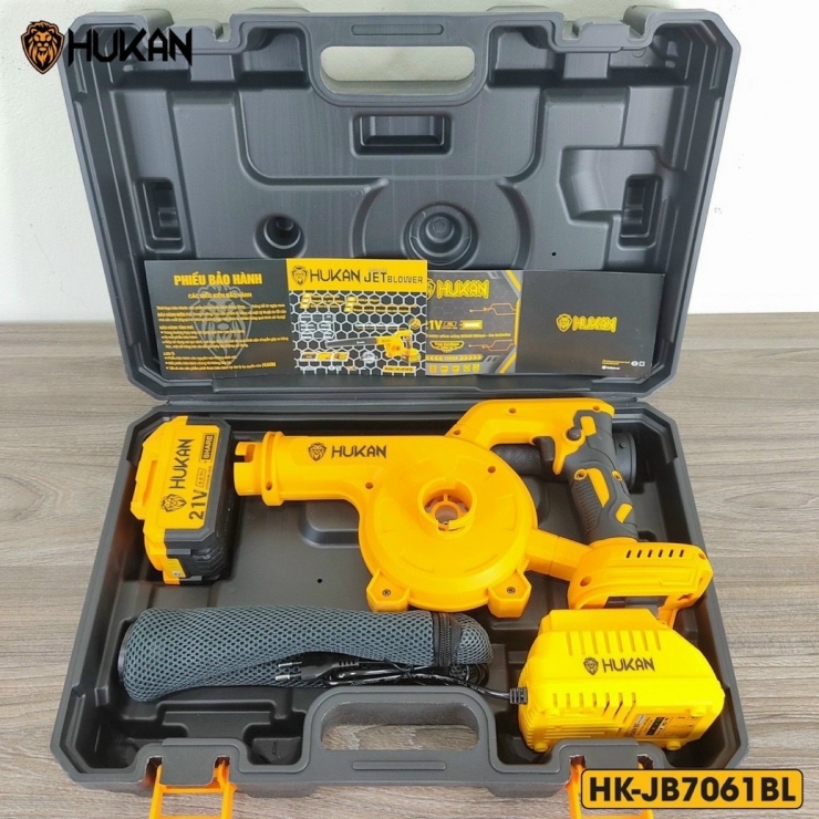 Combo máy thổi gió dùng pin HUKAN HK-JB7061BL Brushless