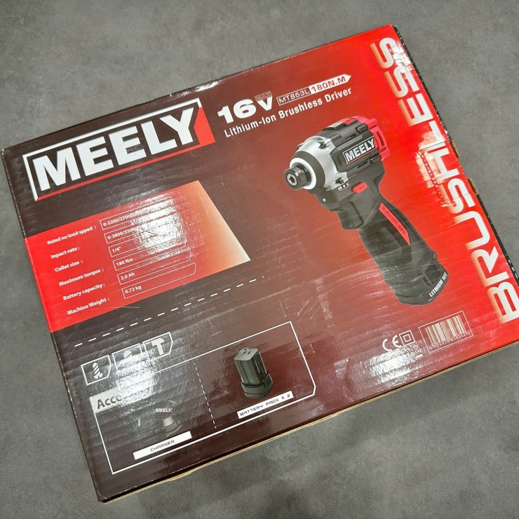 Máy bắn vít 16V MEELY MT853L Brushless ( bộ )