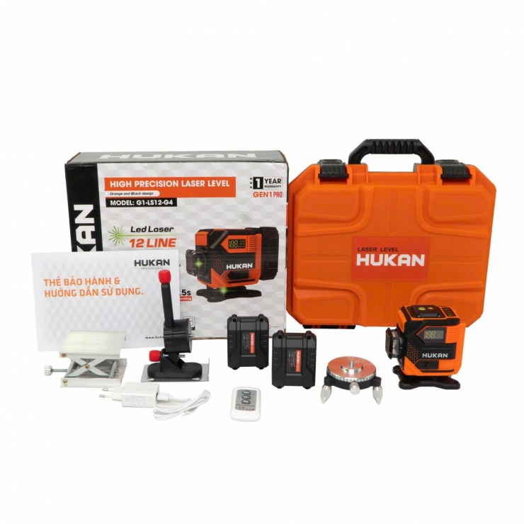 Máy cân mực 12 tia xanh Hukan G1-LS12-G4