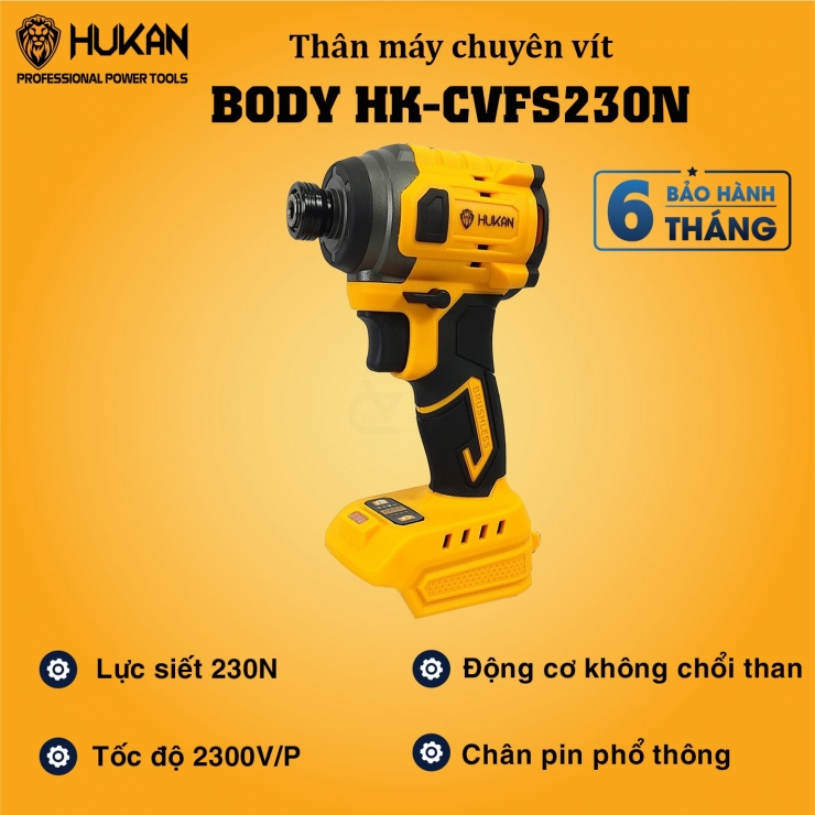 Combo Máy Chuyên Vít Dùng Pin HUKAN HK-CVFS230N