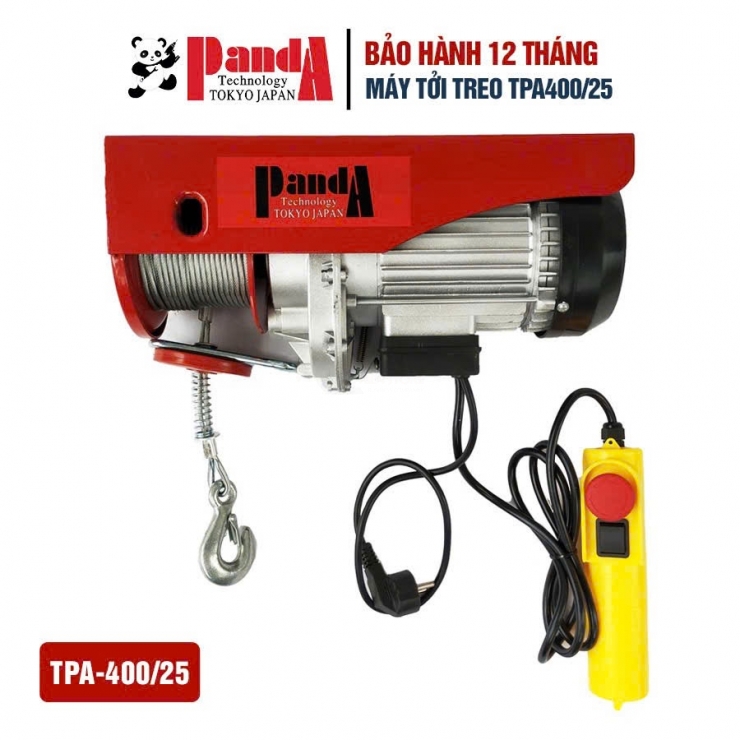 Máy tời treo 400kg Panda TPA800/25
