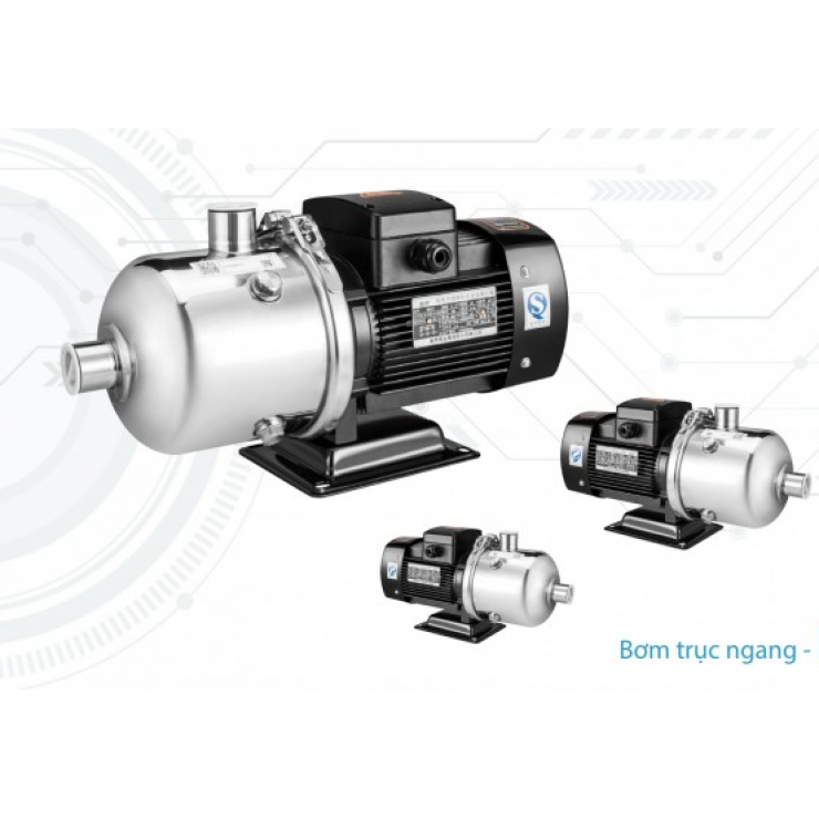 Bơm đẩy trục ngang Adelino AW8-5-2.2 ( 1 pha 3.0Hp )