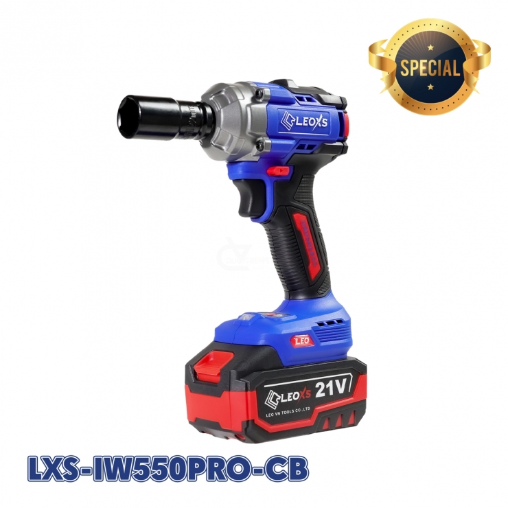Thân máy siết bulong Pin 550Nm LEOxs LXS-IW550PRO-CB ( chưa Pin & Sạc )