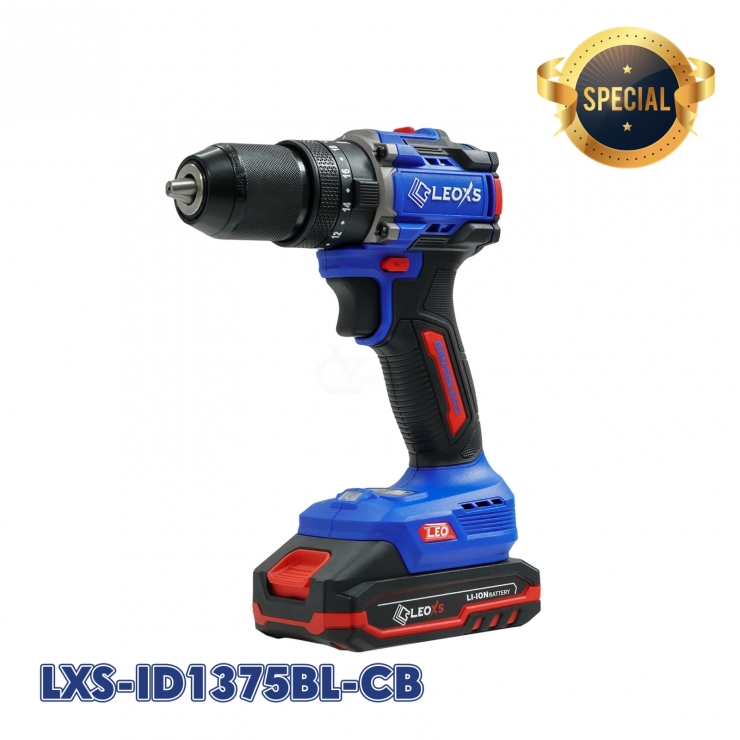 Thân máy khoan Pin 75Nm LEOxs LXS-ID1375BL-CB ( chưa Pin & Sạc )