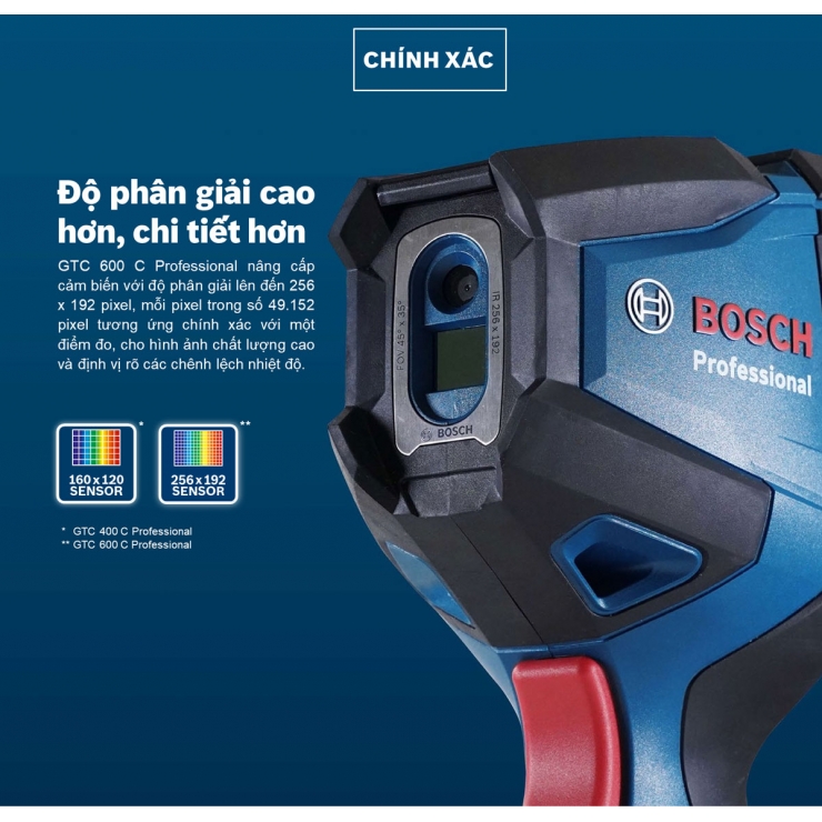 Camera nhiệt 600 ºC Bosch GTC 600 C Professional