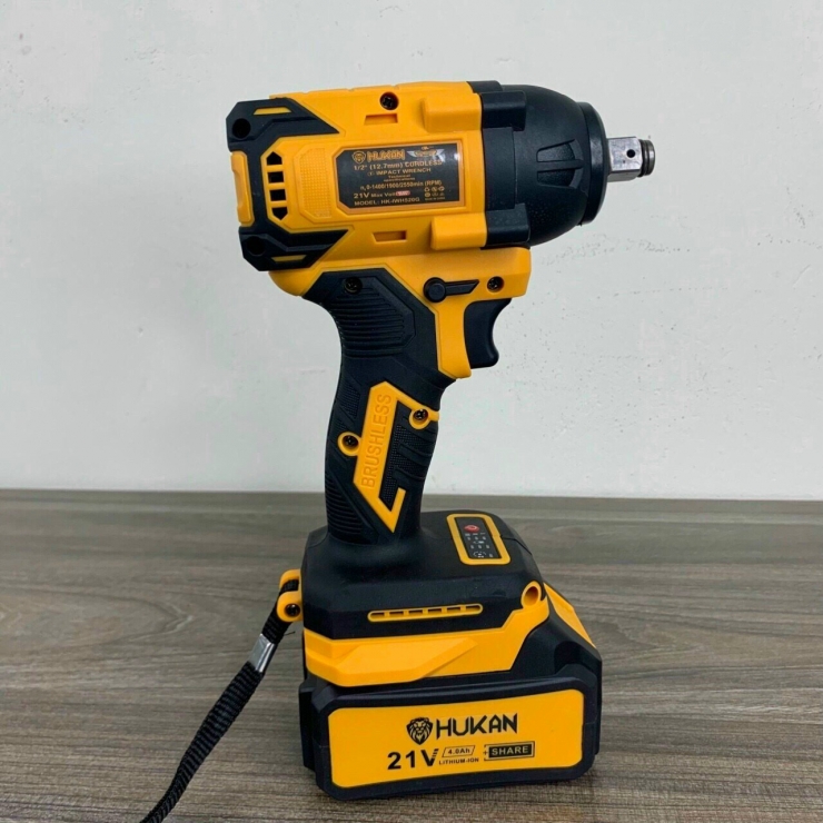 Máy siết BULONG PIN HUKAN HK-IWH520G 520Nm