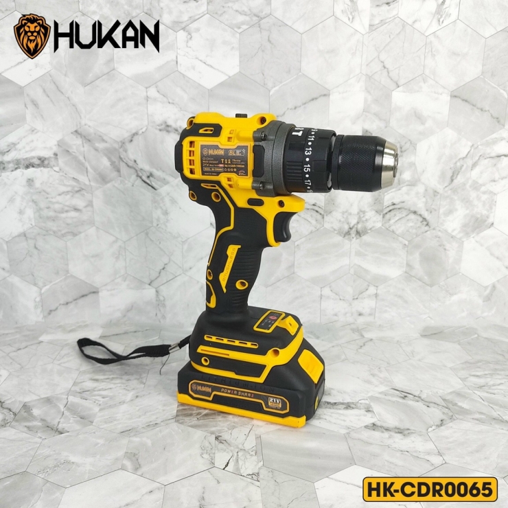 Máy khoan Pin 10mm HUKAN HK-CDR0065 65Nm