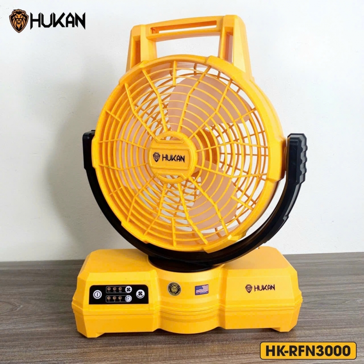  Quạt dùng pin và điện 21V Hukan HK-RFN3000