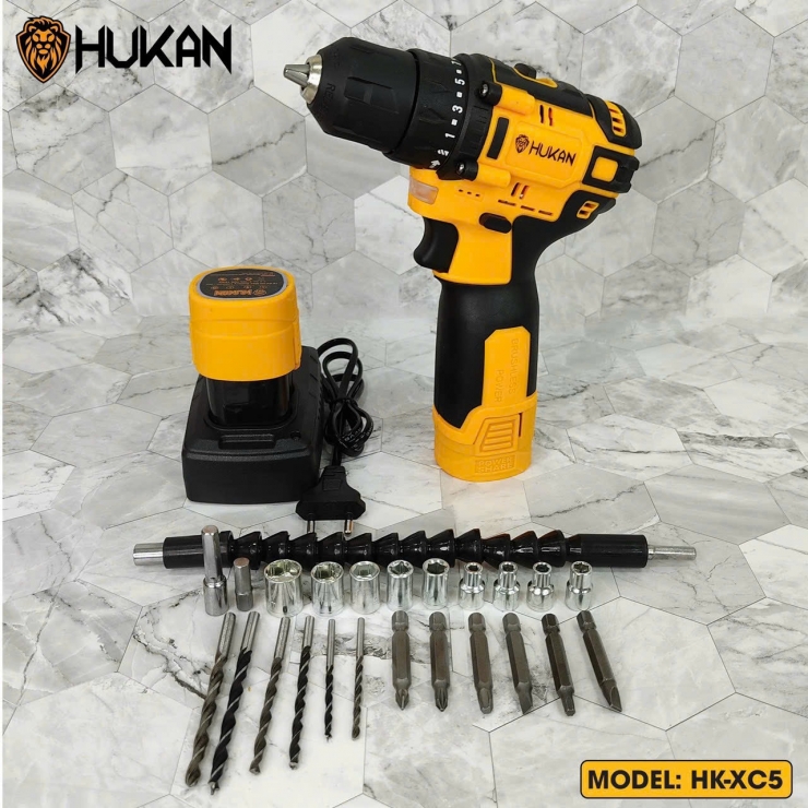 COMBO maý khoan 10mm HUKAN HK-XC5 động cơ Brusless 