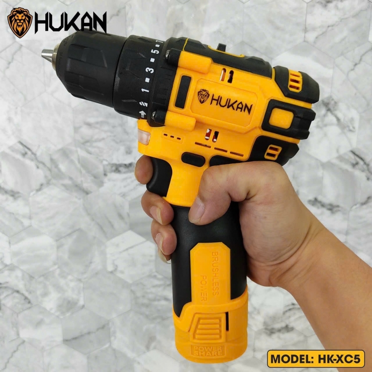 COMBO maý khoan 10mm HUKAN HK-XC5 động cơ Brusless 
