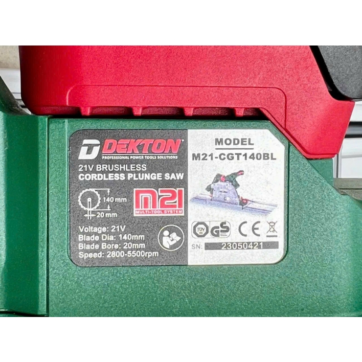 Thân Máy Cưa Gỗ Pin 21V Dekton M21-CGT140BL ( Chưa Pin & Sạc )