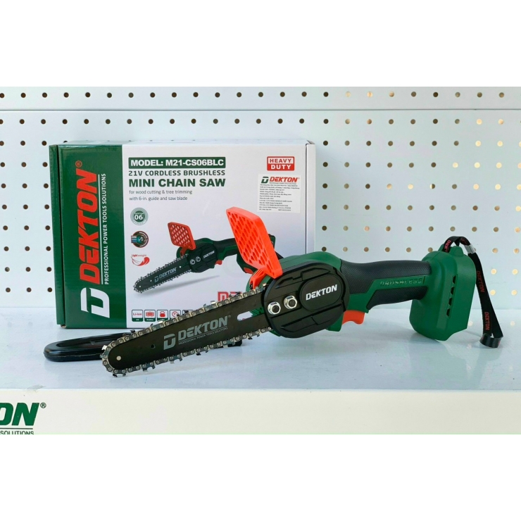 Máy cưa xích 6 inch Pin 21V Dekton M21-CS06BLC Brushless
