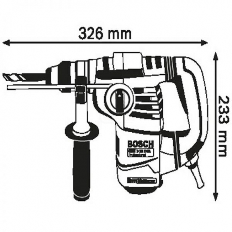 Máy khoan bê tông 28mm Bosch GBH 3-28 DRE 3 chức năng 800W