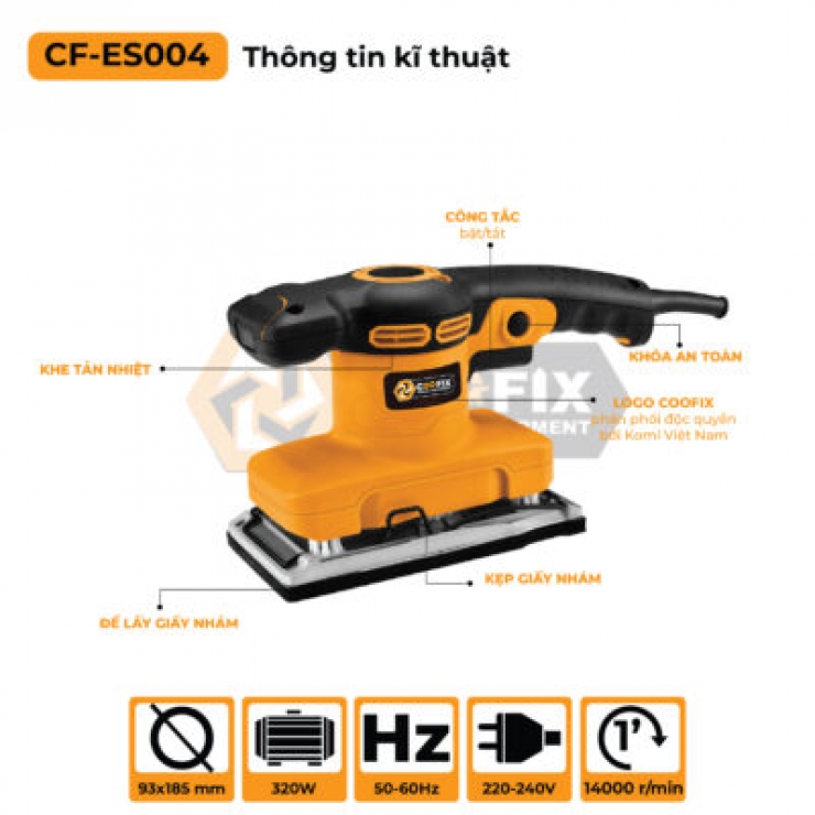 Máy chà nhám rung Coofix CF-CS004
