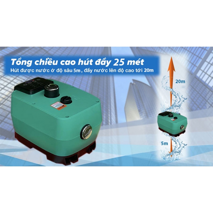 Máy bơm tăng áp 126W Rymaru RY/36-250 ( DC 24V - AC 160-265V )