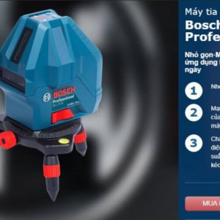 Máy tia vạch chuẩn Bosch GLL 3-15 X Professional