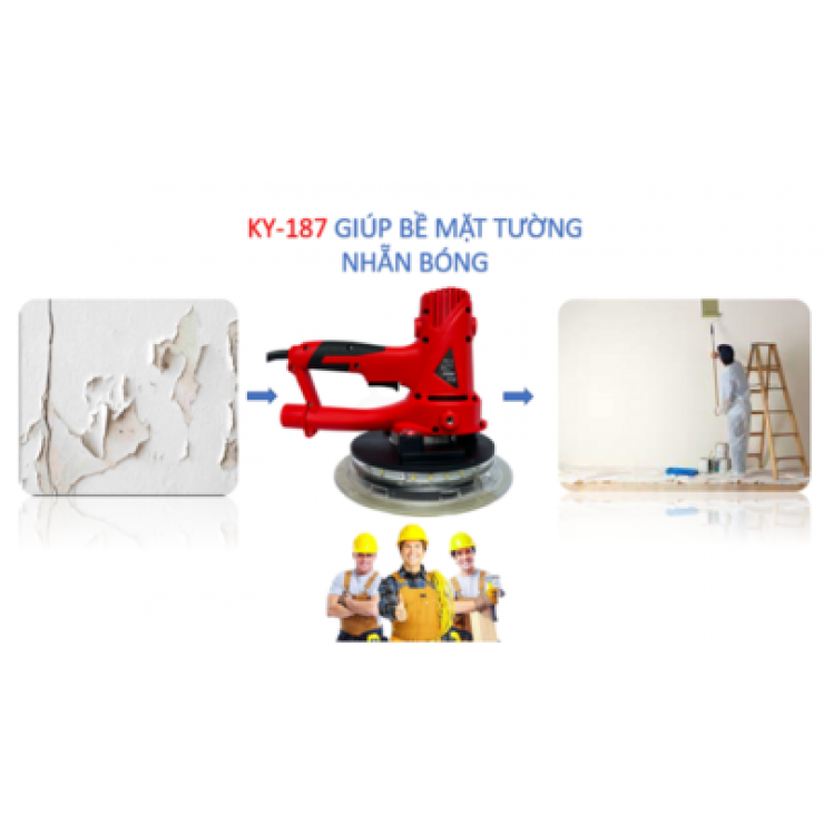 Máy chà nhám tường 1100W Kenyo KY-187